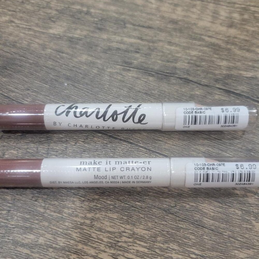 BOGO Free Charlotte Russe Make it Matte-er Lip Crayon in Shade Mood MSRP $7 EACH
